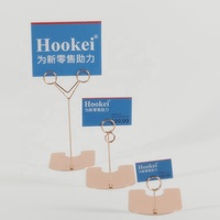 Porte-étiquette en métal Clip Porte-étiquette Affichage Signe Clip fil base mémo Prix Clip place porte-carte table Gâteau Stand