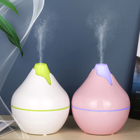Nouveauté : humidificateur d'air ultrasonique en forme de champignon, lumières LED changeantes de couleur, capacité de 350 ml, utilisation domestique et extérieure