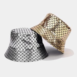 Moda brillante PU sirena escala Reversible <span class=keywords><strong>lluvia</strong></span> cubo gorra hombres y mujeres diario esquí Casual aplicable <span class=keywords><strong>para</strong></span> fiesta Rave - Product Image 6
