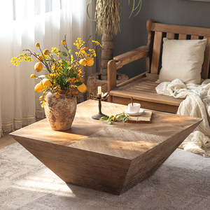 Huis Eetzaal Meubels Massief Houten Retro Japans Design Diner Center Tafels Villa Eettafel - Product Image 1