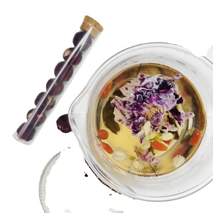 Boule de thé en fleurs d'approvisionnement d'usine KAIYANGE Osmanthus <span class=keywords><strong>Oolong</strong></span> beauté parfum sain odeur marque privée fleur <span class=keywords><strong>dragon</strong></span> boule de thé - Product Image 1