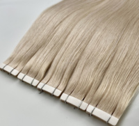 Extensions de cheveux humains à bandes adhésives invisibles, double épaisseur, qualité professionnelle, cheveux vierges Remy avec cuticules intactes, pour cheveux courts