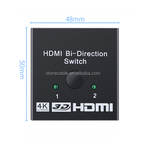 Switch <span class=keywords><strong>HDMI</strong></span> Bidirezionale a 2 Porte 4K <span class=keywords><strong>HDMI</strong></span> 2.0 2x1 1x2 Splitter Bidirezionale per Commutazione del Segnale Video - Product Image 5
