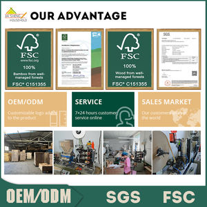 Vente en gros Emballage personnalisé de cônes en bois jetables écologiques biodégradables de qualité alimentaire pour la fabrication de crème glacée au restaurant buffet - Product Image 5