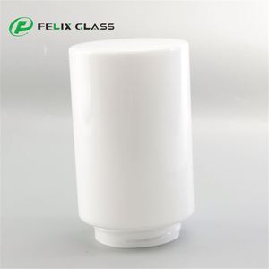 Pantalla de Lámpara de Vidrio Cilíndrica, Duradera, Moderna, Industrial, Hecha a Mano, Ecológica, Color Flor, Tamaño Personalizado, para Interiores - Product Image 4