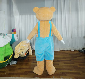 Costume de mascotte ours en peluche jaune unisexe personnalisé pour adulte prix d'usine pour les fêtes de Pâques Halloween carnavals - Product Image 6