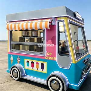 Chariot de restauration rapide électrique, cuisine mobile, chariot de vente de snacks, pour la vente de nourriture de rue, pour les restaurants, les industries de la vente de nourriture au détail - Product Image 4