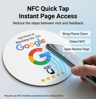 [NTAG213 Chip] Étiquette Google OEM NFC de 25 mm, version blanche, avec connexion tactile NFC pour la commande et le paiement des repas, en stock