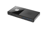 Mini ordinateur avec écran 4K N100 N150 N200 8 Go/16 Go SSD LINUX Win 10 Pro Mini PC Stick Type-c