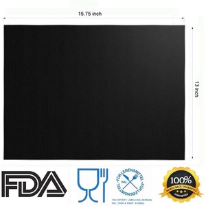Plaque de cuisson <span class=keywords><strong>antiadhésive</strong></span> en PTFE de qualité alimentaire, facile à nettoyer, résistant à la chaleur, tapis de barbecue imperméables - Product Image 3
