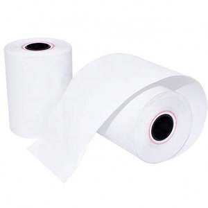 Unifon 100% Wood Pulp Thermal Paper <b>Roll</b> for POS/ATM Printers Cash Register Use High Smoothness 57mm Width - Product Image 3