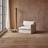 Modernes, einfaches, kleines, quadratisches, modulares Sofa-Set aus Stoff, waschbar, mit hohem Schwammgehalt, für Hotels, rechteckige Form für das Wohnzimmer