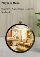 Layar LCD TFT Bentuk Lingkaran 23,6 inci Terbaik untuk Signage Digital Periklanan