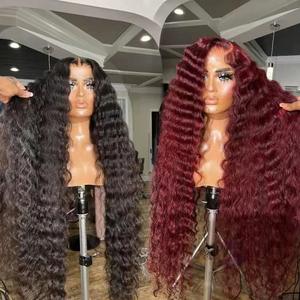 Pelucas delanteras de encaje de cabello humano indio crudo Peluca de cabello humano SSD de encaje completo sin pegamento alineado con cutícula virgen 13X4 13X6 Peluca frontal de encaje Hd - Product Image 6