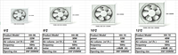 Ventilateur d'extraction à grille de 6/8/10/12 pouces, adapté aux salles de bain et cuisines domestiques