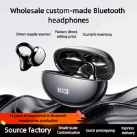 Earbud Open Ear Model Terbaru 2026 dengan Peredam Kebisingan ENC, Ringan untuk Dipakai Sepanjang Hari, Earphone Klip Nirkabel untuk Gym, Supplier