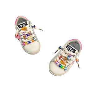 Модная Новая летняя повседневная обувь детские мужские кроссовки Детские Красочные Звезды Мягкая подошва кожаная обувь - Product Image 5