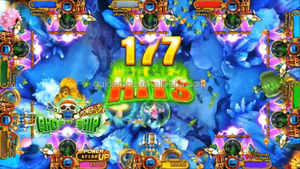 2025 Mới Nhất Chất Lượng Cao Cá Trò Chơi Bảng 10 Người Chơi Giải Trí Arcade Tủ Râu Đen Của Fury - Product Image 3