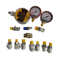 High Accuracy Digital Instrument 0-9000Psi Industrial Exact Excavator Hydraulic Pressure Test Gauge Kit