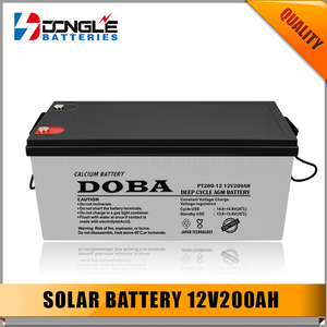 Batterie solaire 12V 200Ah à cycle profond de haute qualité, longue durée de vie, pour voiture - Product Image 2