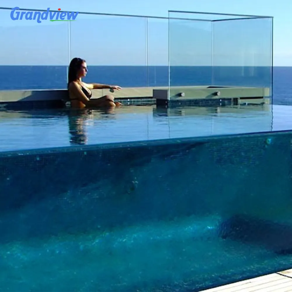 Clear Thick Large Swimming Pool From Acrylic Outdoor Uv Resistant Acrylic Swimming Pool Window For Acrylic Swimming Pool
