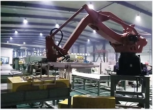 Bras robotique à 4 axes homologué CE, charge utile lourde de 180 kg, rayon d'action de 3,15 m, <span class=keywords><strong>robot</strong></span> articulé pour la manutention et le chargement industriels - Product Image 6