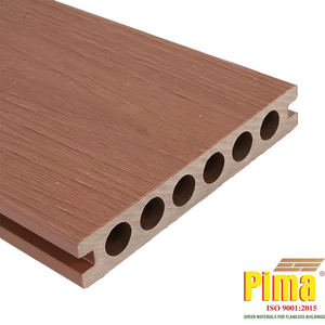 Tarima de Madera Compuesta WPC Moderna, Resistente, Ecológica, Ignífuga, Ranurada, Encajable, Impermeable para Exteriores - Product Image 1