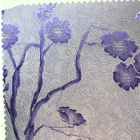 Nouveau Design de peinture Couleurs assorties 100% Polyester Motif Tissu Jacquard Floral Respirant pour Vêtement