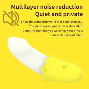 Vibrateur puissant en silicone en forme de banane, 12 modes, stimulateur de masturbation féminine, produit sexuel mignon, clitoridien USB - Product Image 4