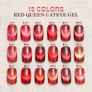 Nouveauté, étiquette OEM de l'usine, vernis à ongles gel UV 15ml, rouge œil de chat, pour Noël - Product Image 3
