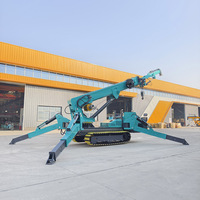 Grues araignées à moteur haute efficacité avec une capacité de 3 à 12 tonnes et une portée de 12 mètres pour les opérations spatiales complexes