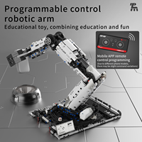 Bras robotique programmable avec contrôle par application, ensemble de blocs de construction pour bras mécanique programmable, jouets à assembler soi-même