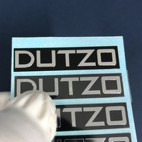 Autocollant d'étiquette 3D avec logo personnalisé autocollant en métal de transfert de chrome étanche autocollant en métal de nickel étiquette en métal