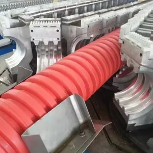 Nouvelle ligne de production de machine de tuyau ondulé en spirale à paroi unique de 40-250mm ligne d'extrusion de PP PE