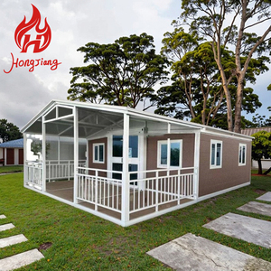 منزل حاويات صغير محمول، مكاتب، منازل مسبقة الصنع، وحدات حاويات قابلة للطي بثلاث غرف نوم للبيع - Product Image 1