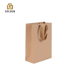골든 2024 친환경 선물 신상품 황금 공급 업체 종이 가방 큰 색깔의 꽃 종이 가방 손잡이와 사용자 정의 종이 가방