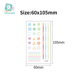 Pegatina de <span class=keywords><strong>tatuaje</strong></span> luminoso azul, Mini <span class=keywords><strong>Luna</strong></span> <span class=keywords><strong>pequeña</strong></span> mixta brillante en la oscuridad, <span class=keywords><strong>tatuaje</strong></span> temporal impermeable - Product Image 3