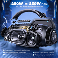 W-KING X20 Enceinte de fête étanche IPX7 avec basses puissantes, application, égaliseur, charge rapide, TWS, OTG, TF, USB, AUX