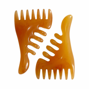 Five-Tooth Meridian Therapy Comb Manufacturer's <b>Head</b> <b>Massager</b> for Scraping Muscle Relaxation Resin Massage Comb - Product Image 1