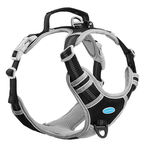 <span class=keywords><strong>Harnais</strong></span> pour <span class=keywords><strong>chien</strong></span> personnalisé sans traction en gros d'usine avec poignée gilet pour animaux de compagnie en nylon réfléchissant réglable respirant et confortable pour chiens - Product Image 5