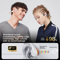 Casque intra-auriculaire X7s IPX8 étanche à conduction osseuse V5.4 avec LED, suppression du bruit ENC, pour la natation et le surf, lecteur MP3 sous-marin 32 Go