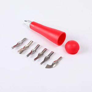 Taglierini per Linoleum Bview Art, Kit per Intaglio Fai-da-Te con 6 Lame per Stampa su Legno e Linocut - Product Image 3
