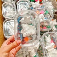Kit de Peinture en Gros pour Figurines en Plâtre à Colorier DIY Personnalisé pour Enfants