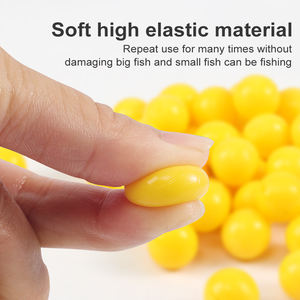 TGD Meilleur lot de 50 <span class=keywords><strong>leurres</strong></span> <span class=keywords><strong>souples</strong></span> en TPE avec perles sphériques, flottants, avec flacon, 8mm 10mm, appâts de pêche au goût de maïs <span class=keywords><strong>pour</strong></span> <span class=keywords><strong>la</strong></span> <span class=keywords><strong>truite</strong></span> et le bar - Product Image 6