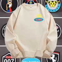 Pull personnalisé de haute qualité pour hommes et femmes, logo personnalisé, pull à col rond solide, pull de sport pour hommes