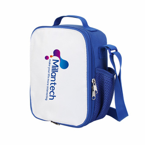 Sac isotherme de plage Millan Panic Buying noir personnalisé avec logo de marque, lavable, pour 12 canettes, idéal pour les pique-niques en extérieur - Product Image 5