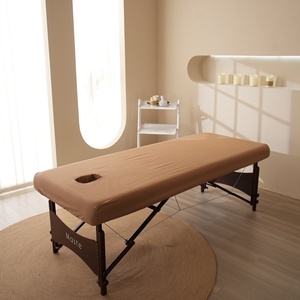 100% <span class=keywords><strong>drap</strong></span> housse professionnel étanche et résistant à l'huile pour Table <span class=keywords><strong>de</strong></span> <span class=keywords><strong>Massage</strong></span> feuille <span class=keywords><strong>de</strong></span> traitement <span class=keywords><strong>de</strong></span> Spa <span class=keywords><strong>de</strong></span> protection <span class=keywords><strong>lavable</strong></span> en Machine marron - Product Image 5