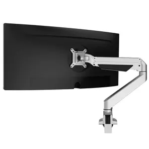 Popolare braccio Monitor singolo argento da tavolo ergonomico in lega di alluminio CS100