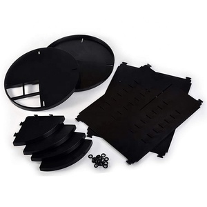 Organizador de maquillaje giratorio 360, estante ajustable de altura y completamente giratorio, organizador de cosméticos para dormitorio - Product Image 6