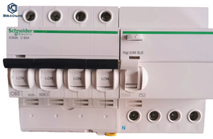Interruptor Diferencial IC65N 4P C63A, Dispositivo de Protección Contra Fugas, Sobrecarga y Cortocircuito Eléctrico - Product Image 1